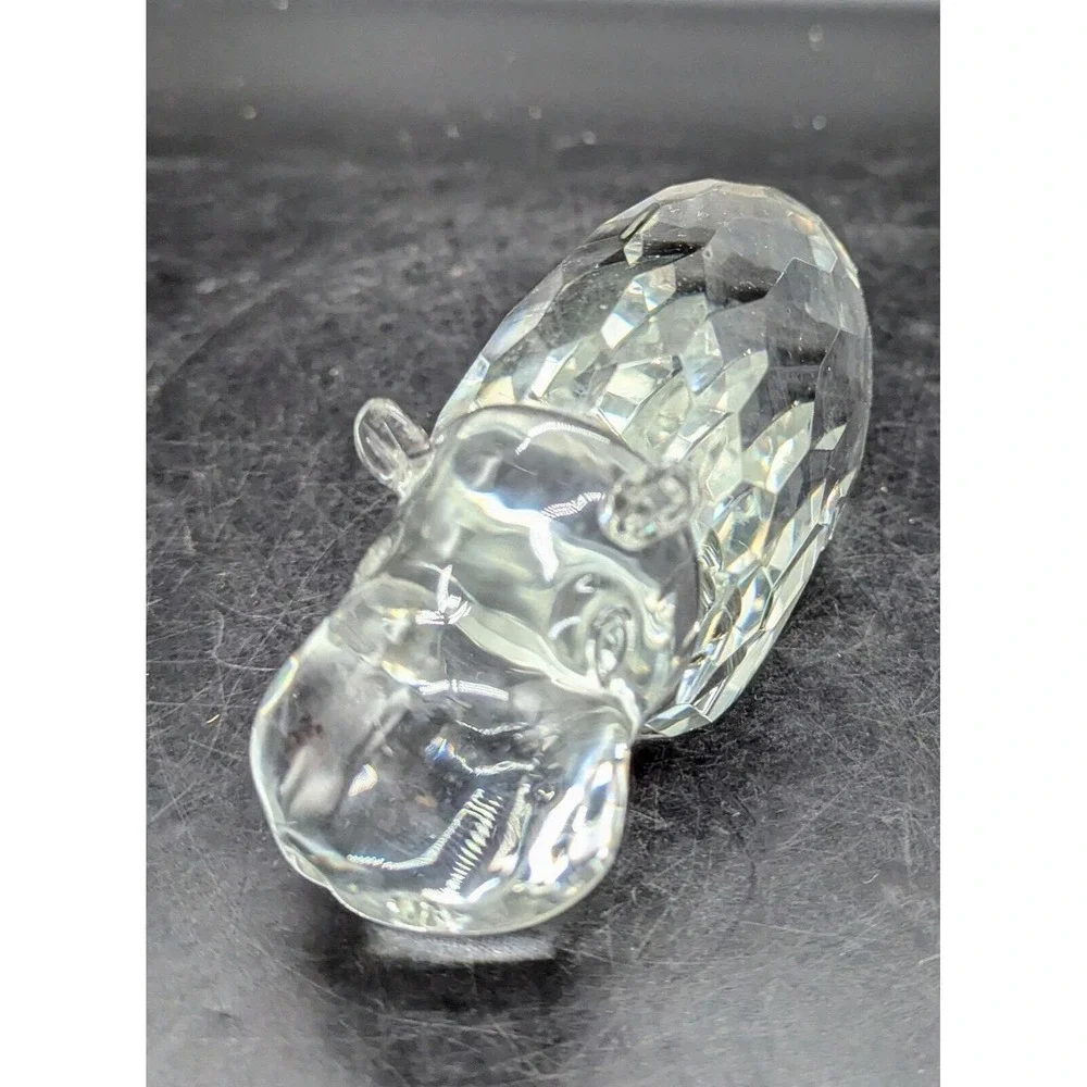 Vintage Shannon Crystal‎ Designs Of Ireland Hippopotamus Hippo Figurine 5.5